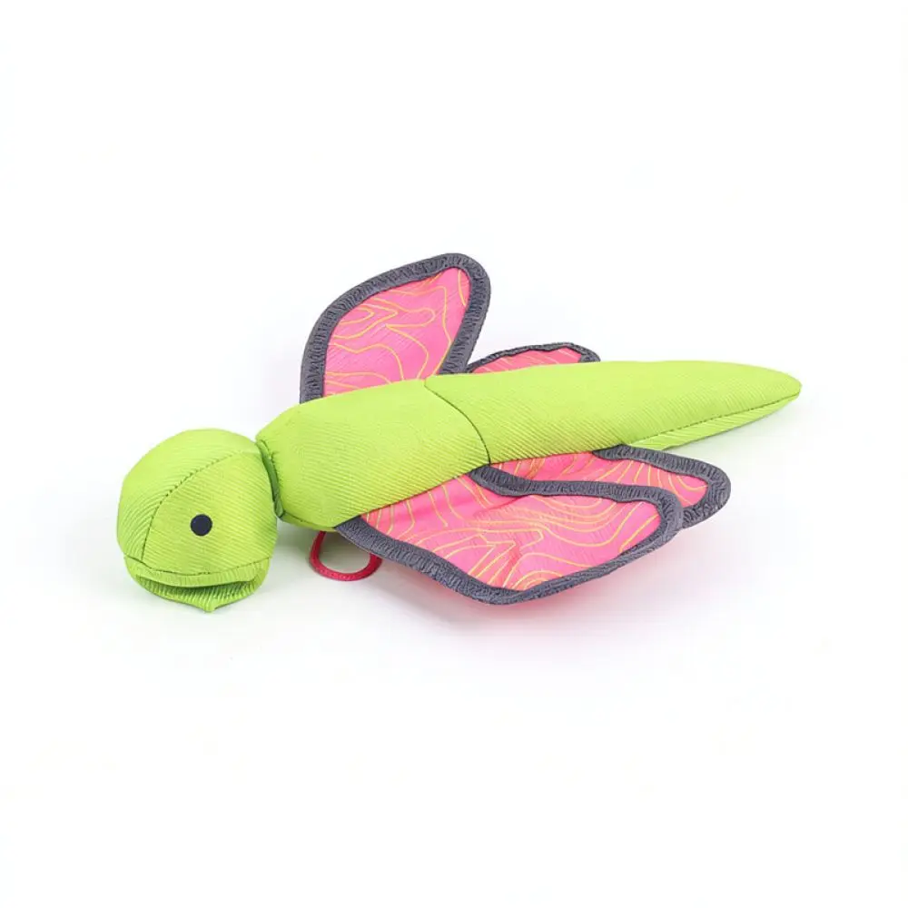 Interactive Cat Toy Flying Insect Launcher Indoor Pet Training Exercise Game Sounding Teaser Stick Polyester Materials