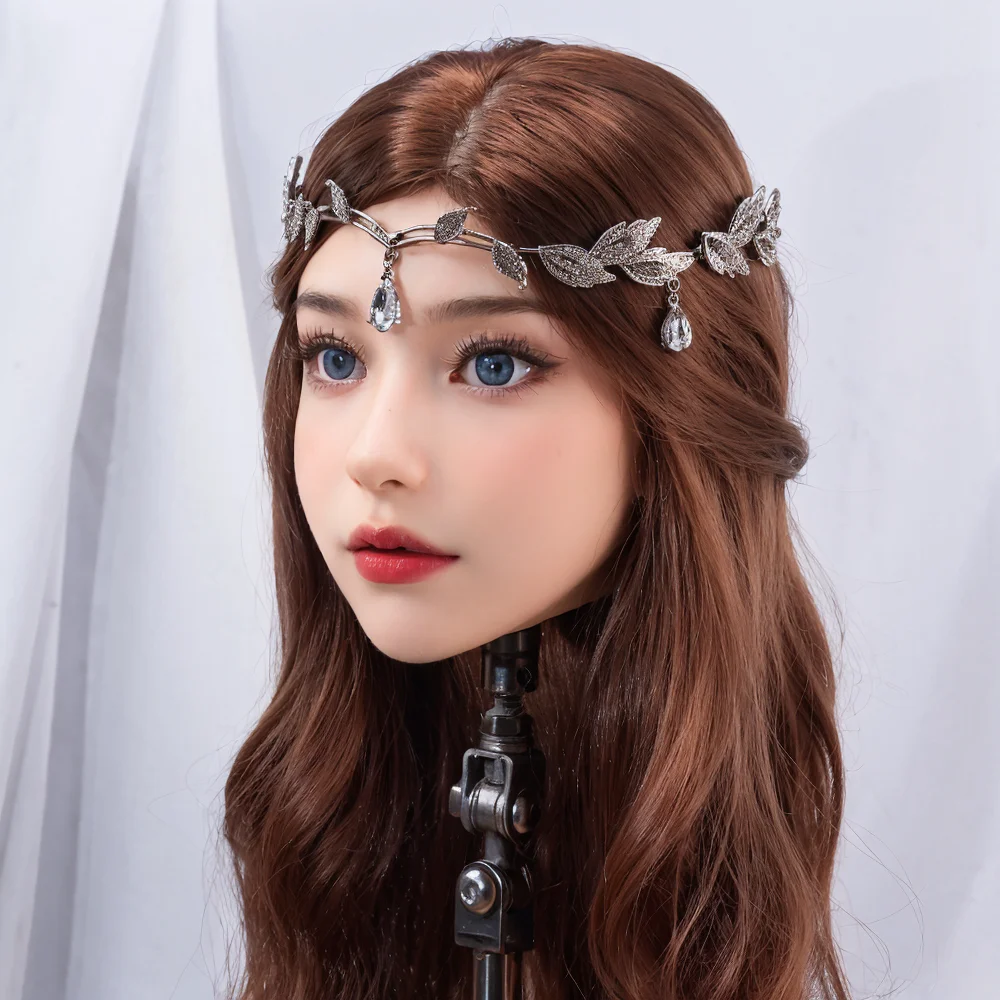 TPE hoofd M16 schroefdraadinterface, open type pruik leerling mond make-up praktijk, kapselontwerp (willekeurige pruiken)