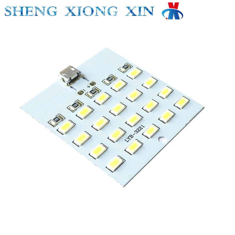 5pcs/Lot 8/12/16/20 Lamp Beads, LED lighting boards, USB mobile lamps, street lamps, emergency lights, nightlight.