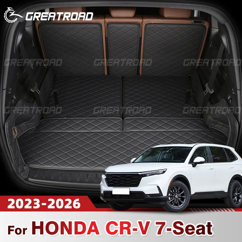 

Для HONDA CR-V 7-местный 2023-2026 2025 авто полное покрытие коврик для багажника автомобильный багажник коврик грузовой вкладыш внутренняя защита аксессуары
