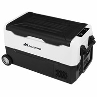 Mudiro 12 Volt Refrigerator with Bluetooth function 12V Car Fridge 35L(37QT) 55L(58QT) -4℉~68℉ Freezer Compressor Cooler 12/24V