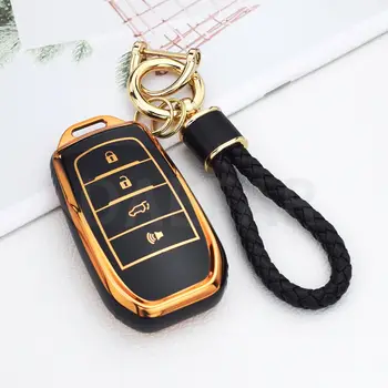 TPU kryt na klíče od auta pro Toyota RAV4 Highland Hilux Fortuner Land Cruiser Camry Coralla Crown Protector Držák shell 10 nejlepší prodej Kryt klíče Toyota Fortuner - №6