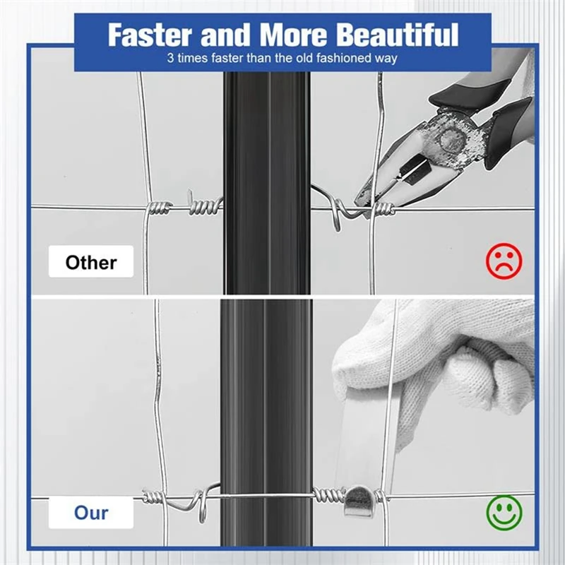 Fence Wire Twist Fence Wire Twister (2PK) Fence Wire Tensioning Tool Twister Time Saver Barb Wire Fence Toolser