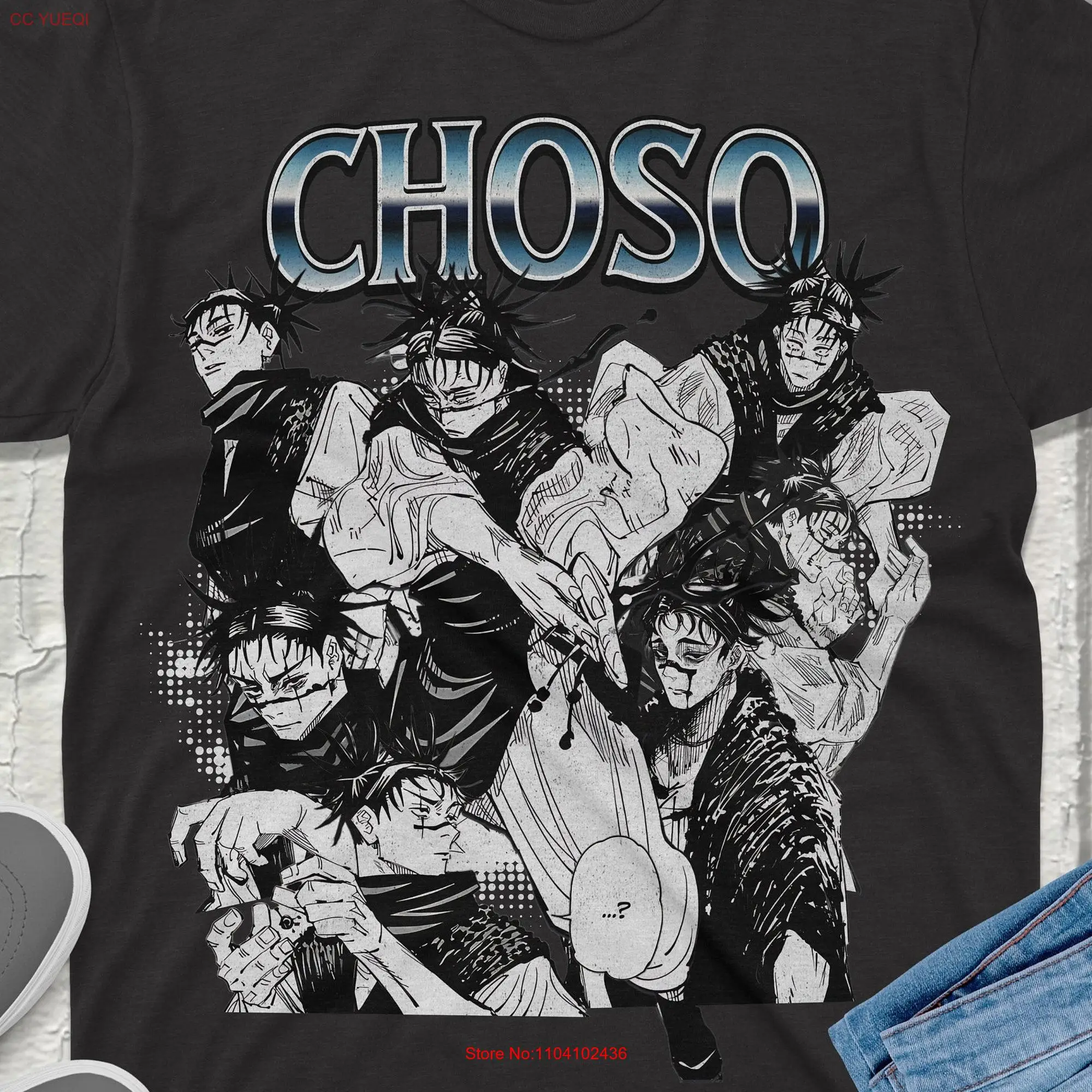 Choso Jujutsu Kaisen T Shirt Vintage Streetwear Premium Quality Apparel Featuring Your Favorite Characters Perfect for