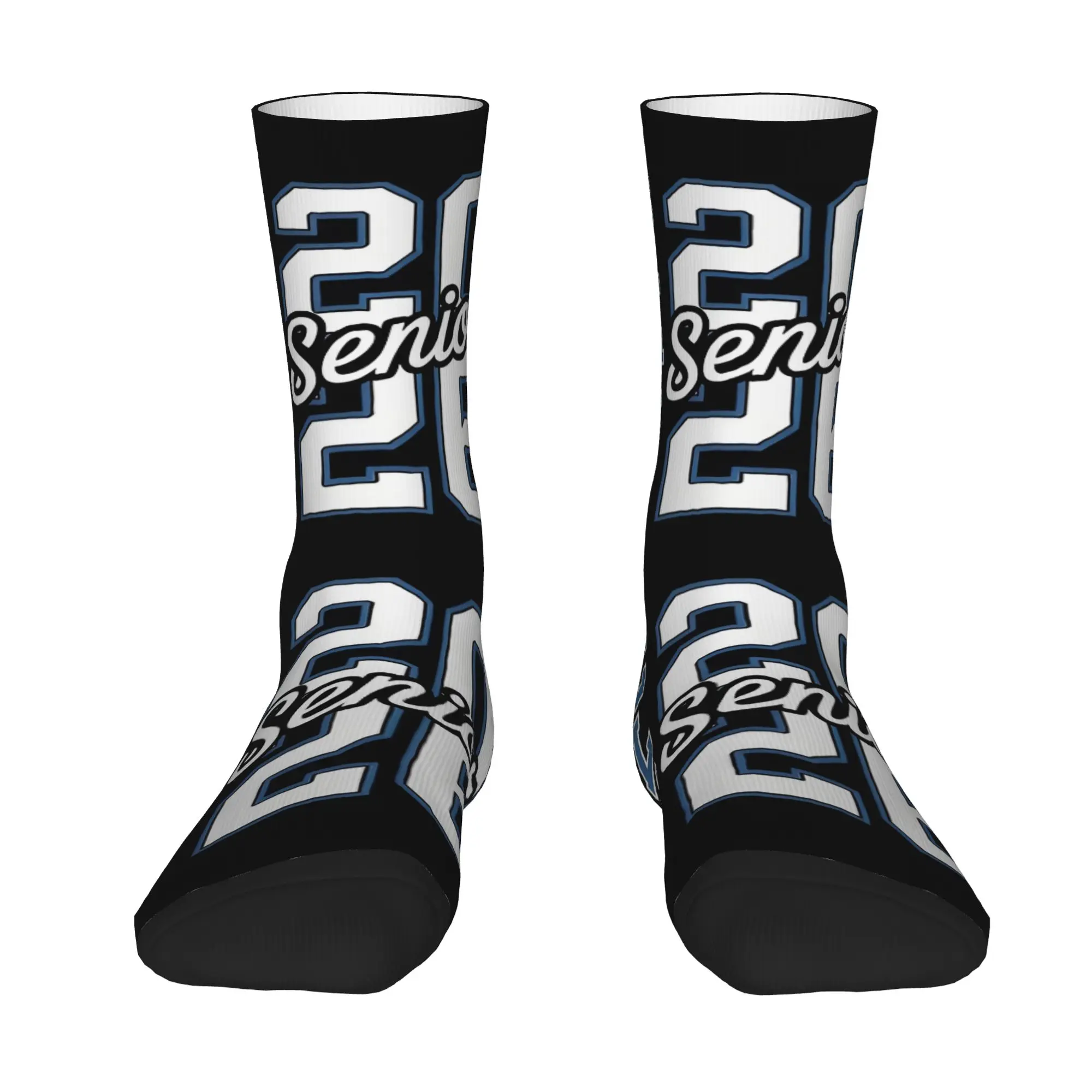 Funny Sock Graduation in 2026 Class Of 2026 Senior Year Loading Senior 2026  Seamless Printed Men Crew Socks Novelty Men's Socks
