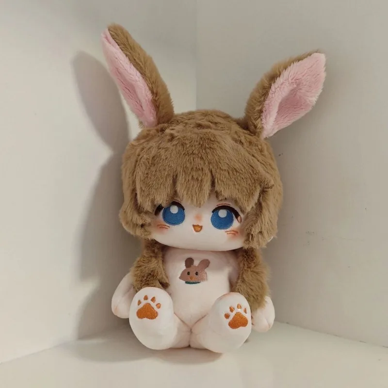 Game Arknights Amiya  Attribute Plush Doll Dress Up Cotton Dolls Ears Body Plushie Anime 20cm Toys Cosplay Birthday Present