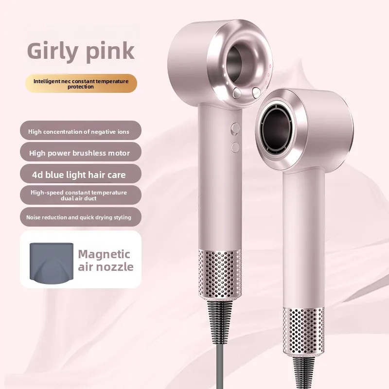 

High Speed Bladeless Hair Dryer Negative Ion Protection No Damage Home Use Hair Care