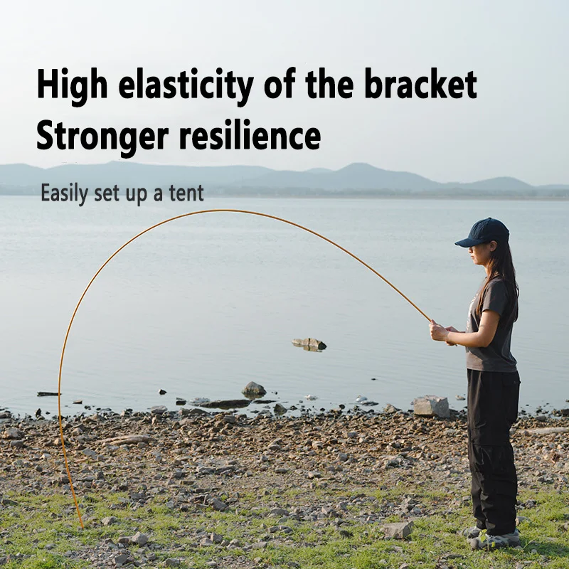 ShineTrip Ultra Light Aviation Aluminum Alloy Outdoor Tent Support Pole 3.33 4.05 4.42 Meters Canopy Tent Bracket 2 Pieces Set