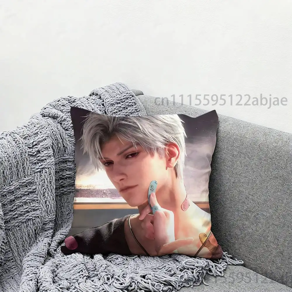 Love And Deepspace S-Sylus Throw Pillow Case Decoration Bed Custom Square Pillowcase Pad Cover