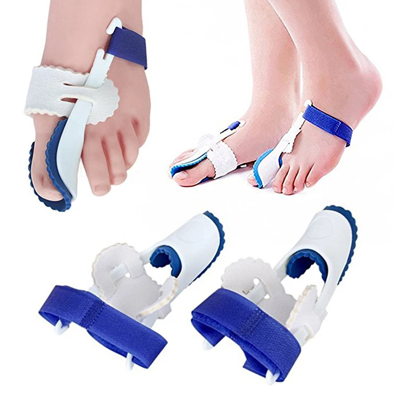 Pair Toe Straightener Corrector Bunion Adjuster Orthotics Hallux Valgus Corrector Pain Relief Foot Care Tool Toe Separator