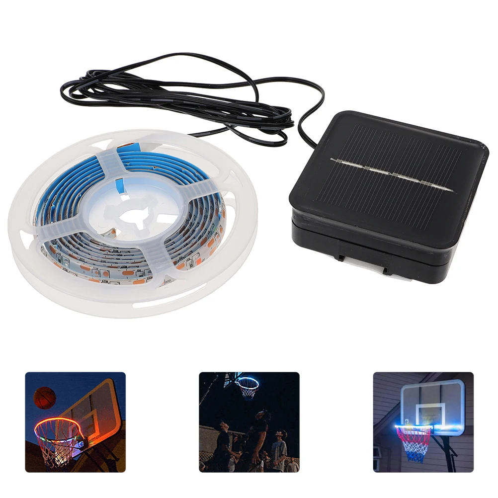 

Outdoor Solar Powered Basketball Frame Light Strip Led Lamp For Light Up Basket Hoops Durable Chic Design Decor