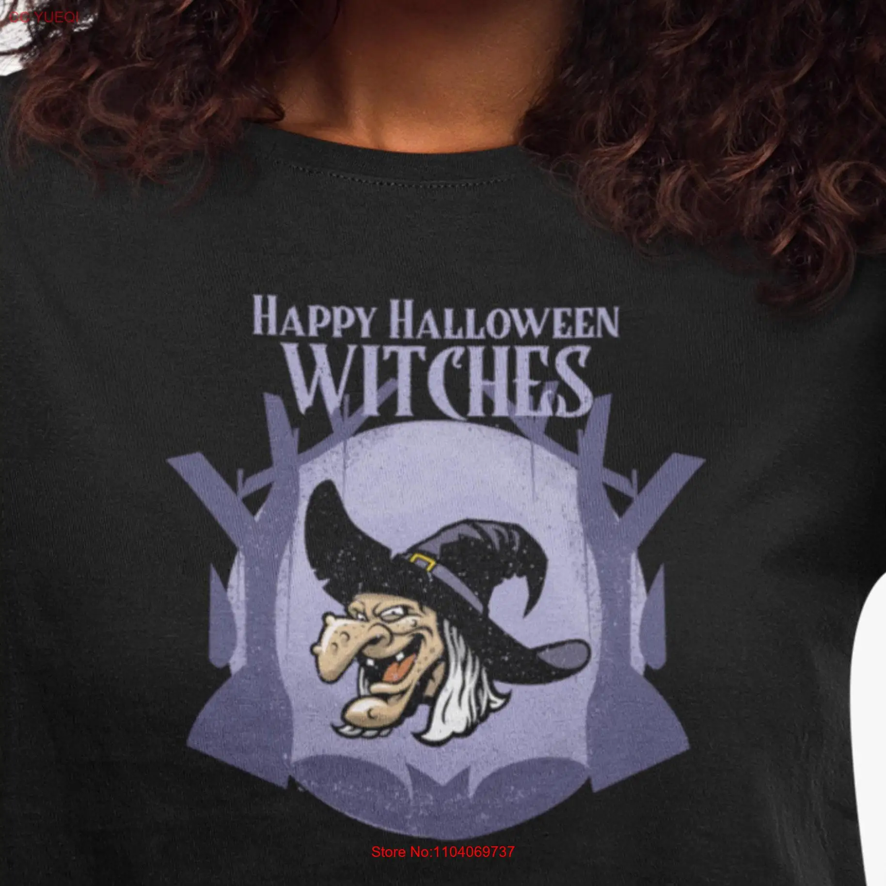 Happy Halloween Witches T shirt Funny Ugly Witch for Him Her Kids Party Trick or Treat Spooky Season