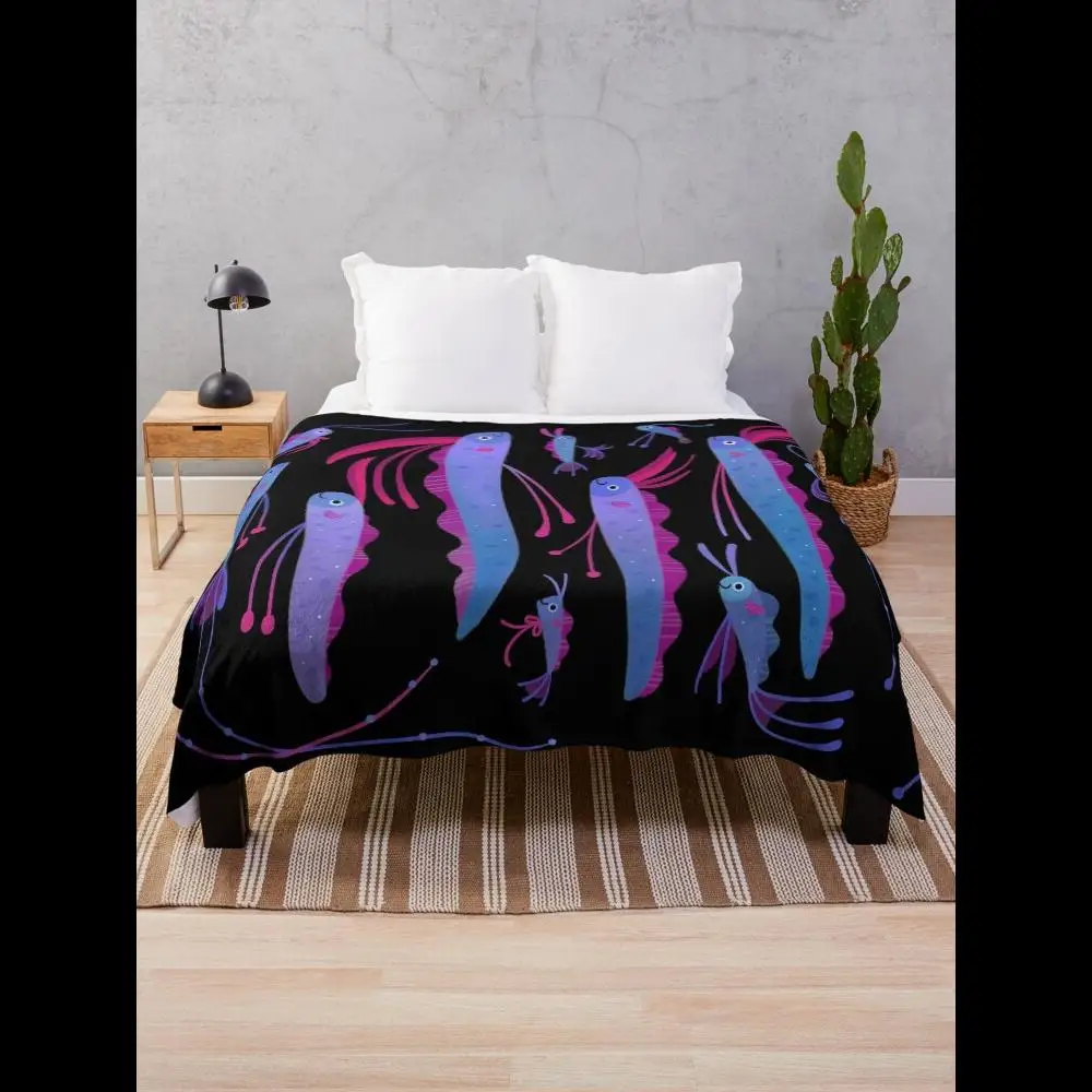 

Oarfish Throw Blanket Soft Cozy OceanThemed Fuzzy Blanket for Bed Couch or Sofa Decor