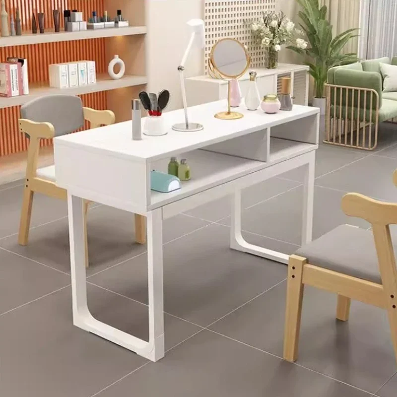 

Compact Station Nail Table Cleaning Luxury White Manicure Nail Table Organizer Organizer Scrivania Per Unghie Trendy Furniture