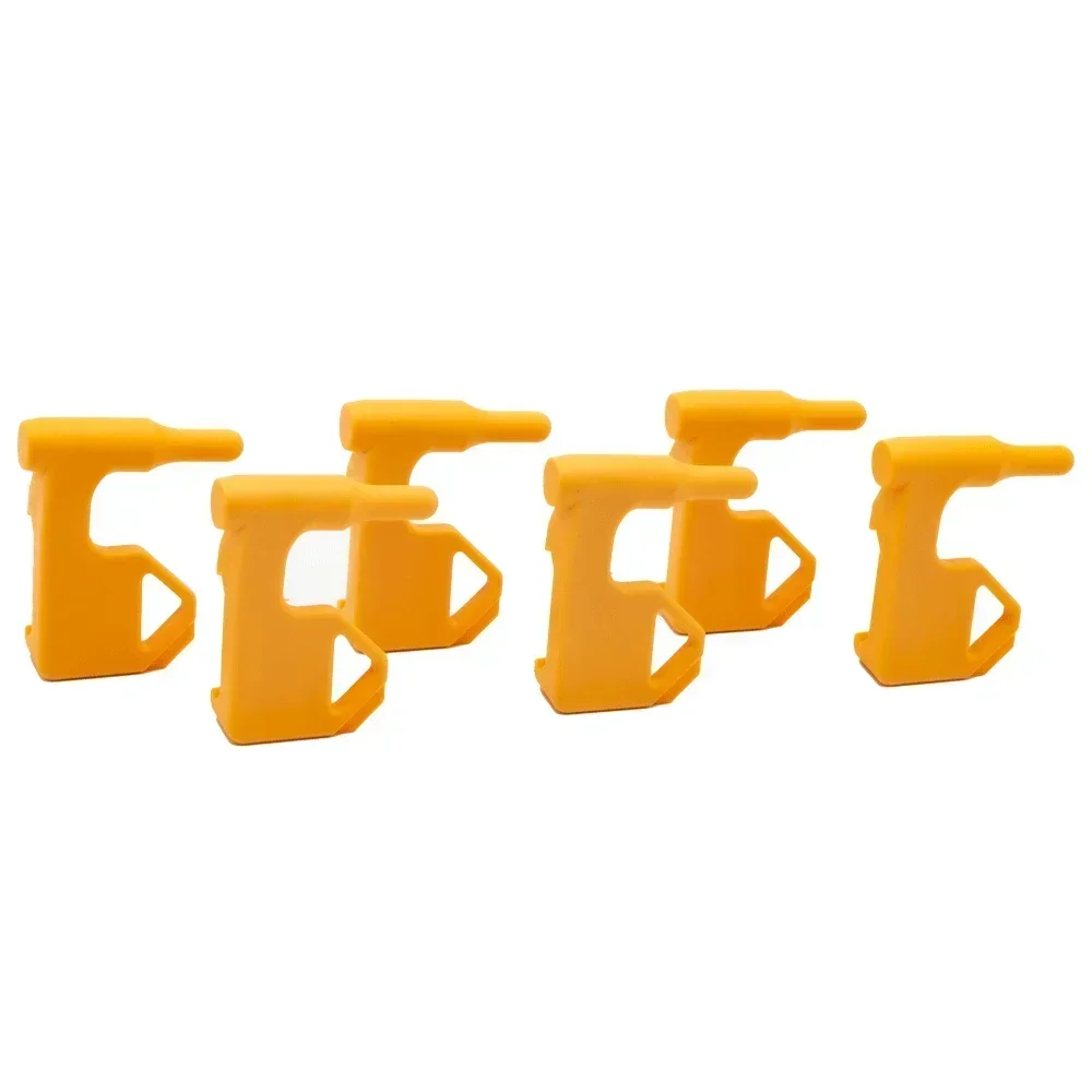 6 Stück 9 mm Kammer-Sicherheitsflagge inklusive integriertem Flachkopf-Werkzeugschienenadapter, Spielzeugpistolen-Zubehör