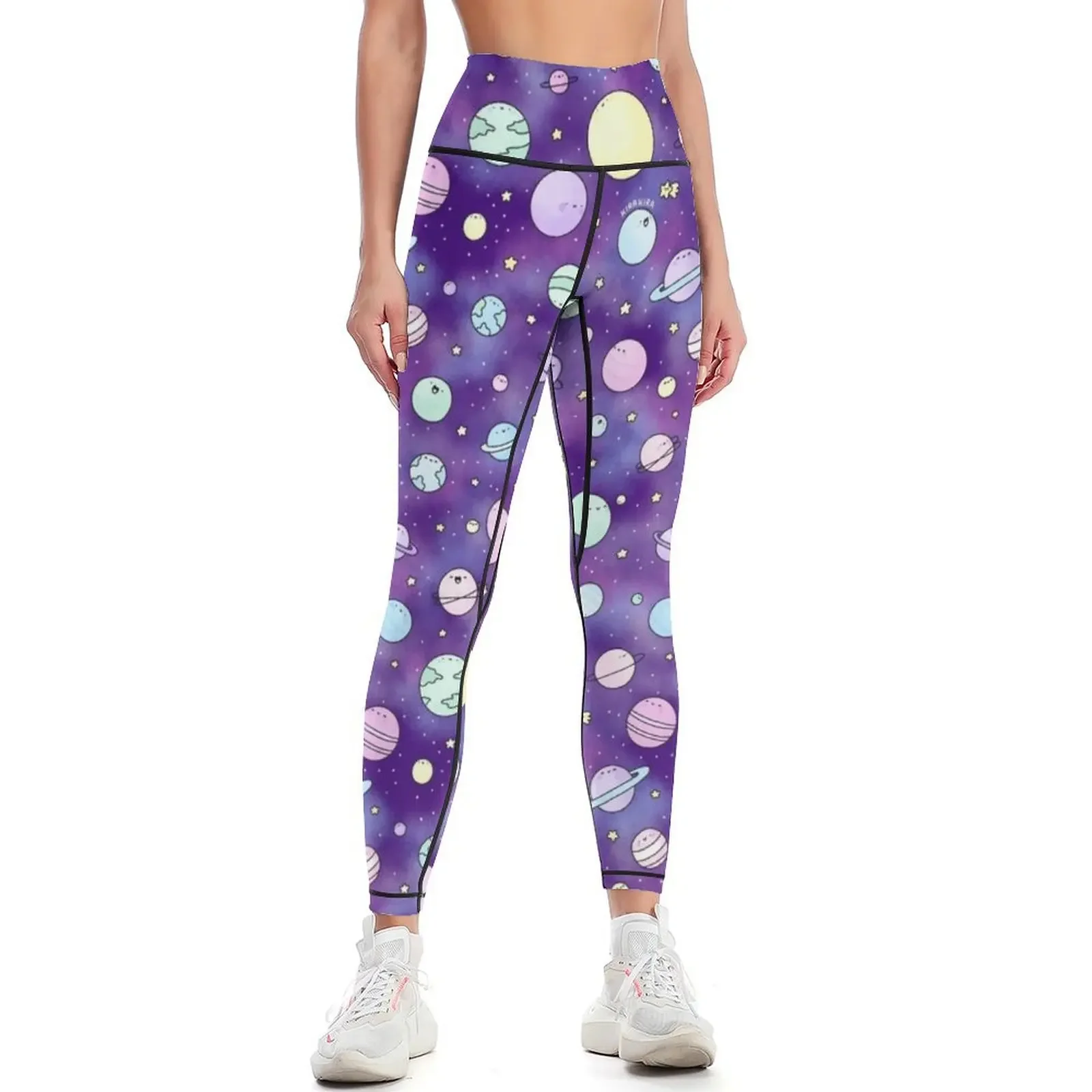 

Need Some Space! Kawaii Galaxy Doodle Leggings gym pants Fitness woman sport pants Womens Leggings