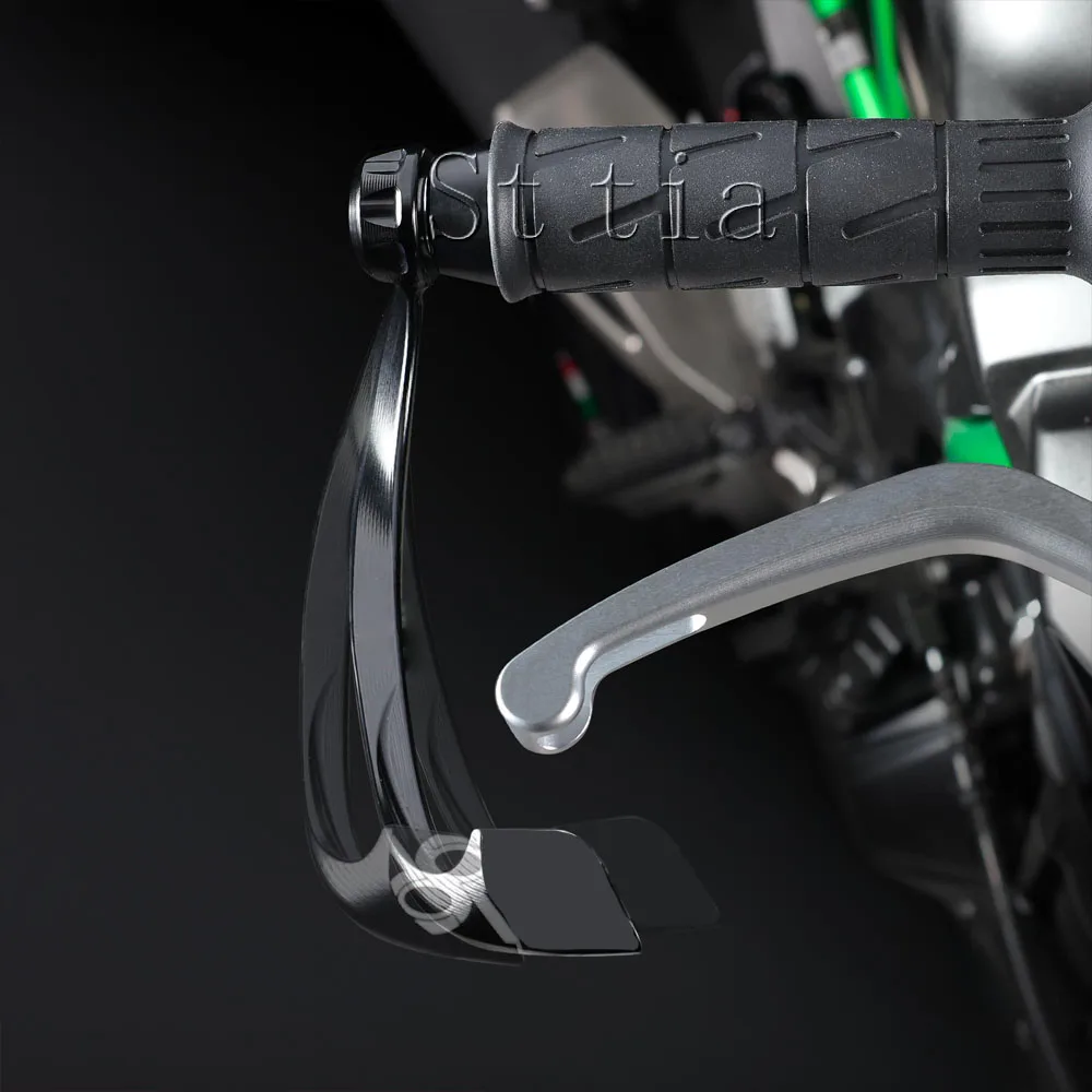 جديد دراجة نارية الفرامل مقبض يحمي لكاواساكي Z H2 SE Z H2 الأداء 2021-2022 2023 Z H2 CNC دواسة فرامل Handguard #5