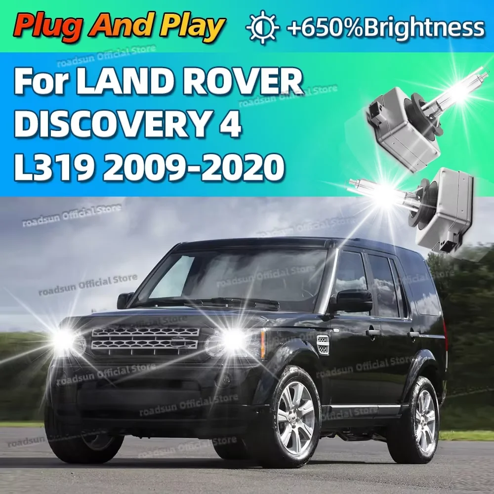

2PCS HID Xenon Bulbs Headlight D3S 6000K 35W Lamp For LAND ROVER DISCOVERY 4 L319 2009-2020 2010 2011 2012 2013 2014 15