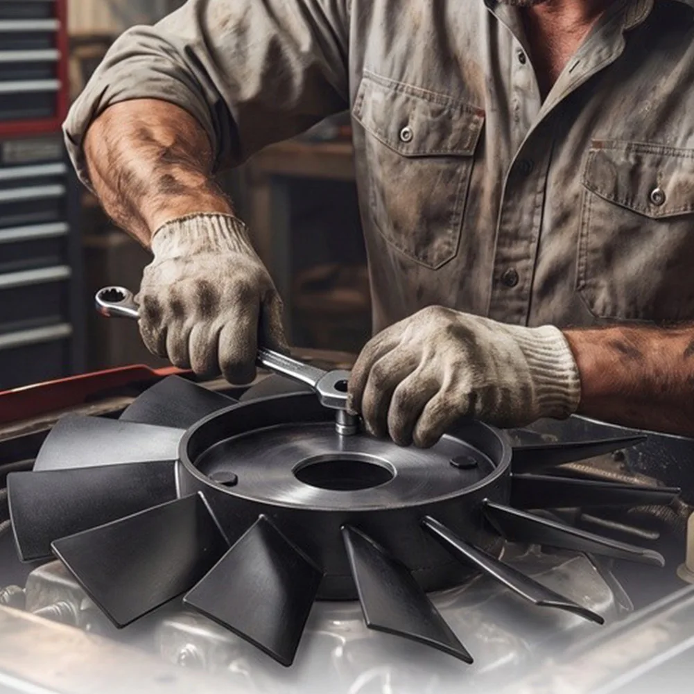 2026 Replacement 52014 6 Inch 10 Blade Transmission Fan Compatible With Hydro=Gear For Efficient Cooling Garden Tools
