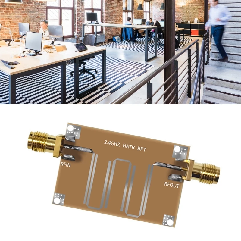 Practical 2.4GHZ Microstrip Bandpass Filter Module for Improved Signal Transmission for TV Antenna Replace Filters