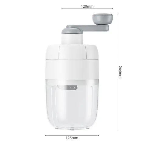 हाथ से बनाई गई बर्फ कोल्हू मशीन हाथ से हिलाने वाली घरेलू छोटी मैनुअल बर्फ बर्फ और ओलों से बर्फ तोड़ने वाली मशीन रेत से बर्फ बनाने के लिए गर्मियों में आवश्यक 10 best sales बर्फ तोड़ने वाला - №6