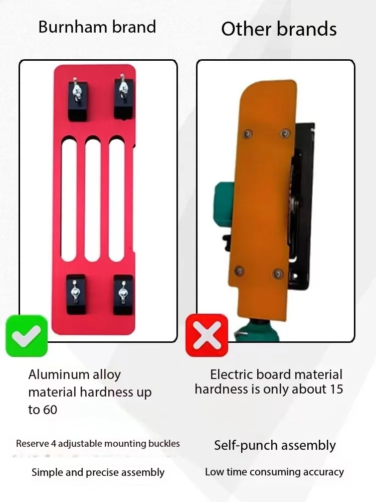 NUOVA Base per macchina da taglio Base in lega di alluminio Lavorazione del legno Macchina per marmo Punzonatrice Base per sega portatile Taglierina per tagliere