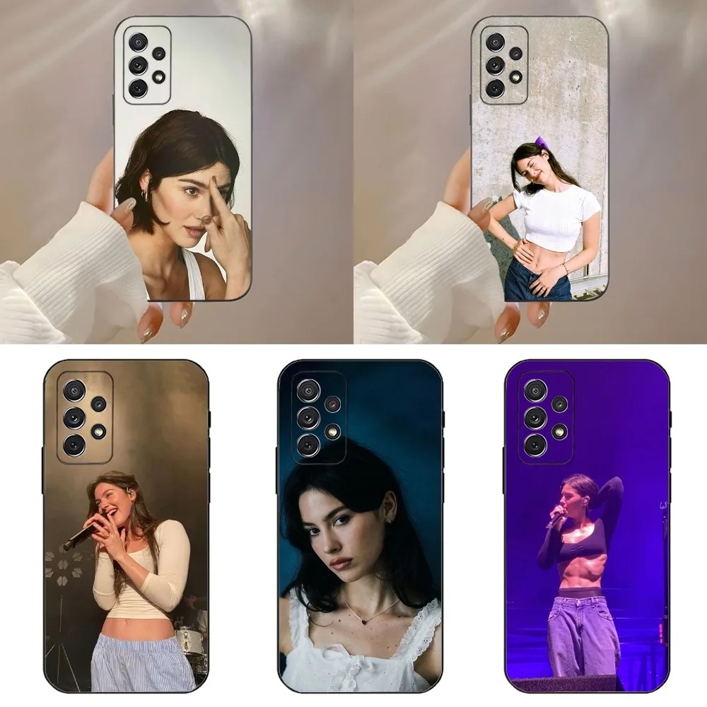 Singer G-Gracie A-Abrams Phone Case For Samsung Galaxy A91,A80,A73,A72 ,A71,A53A52,A32 ,A31A22,A21s,A20,Black Cover