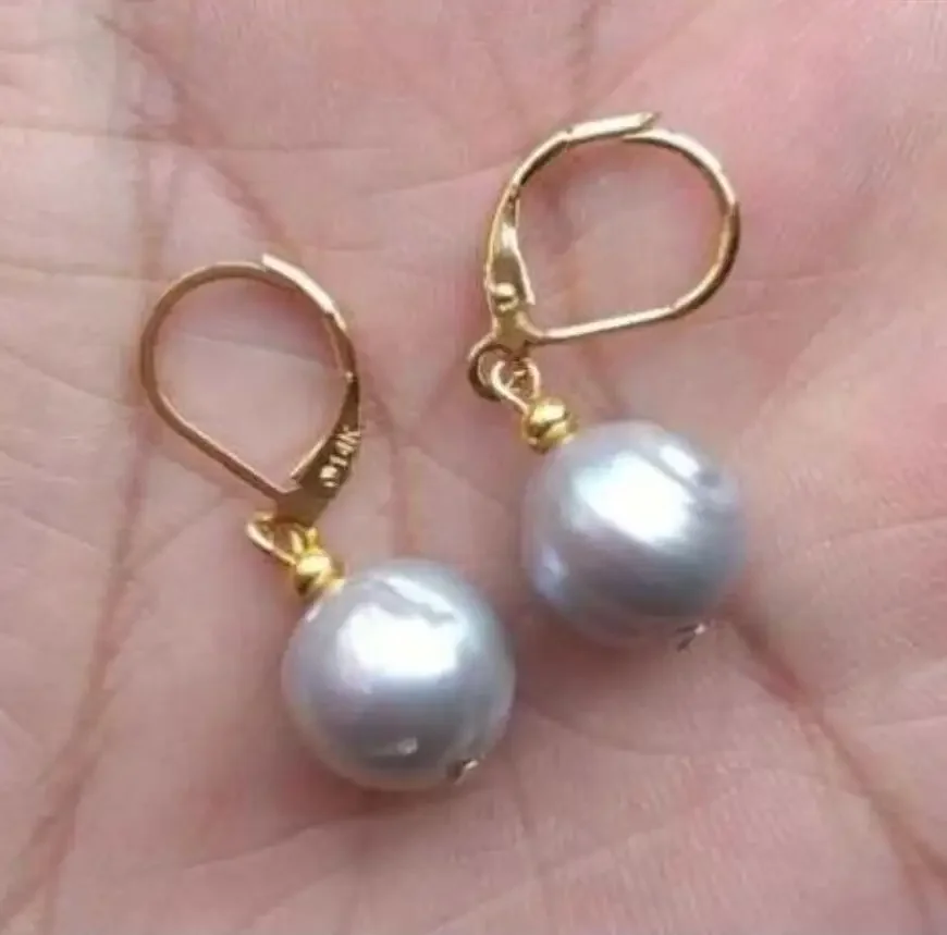 

ОГРОМНЫЕ СЕРЬГИ С ЖЕМЧУГОМ AAA ЮЖНОГО МОРЯ СЕРЫЙ БАРОККО