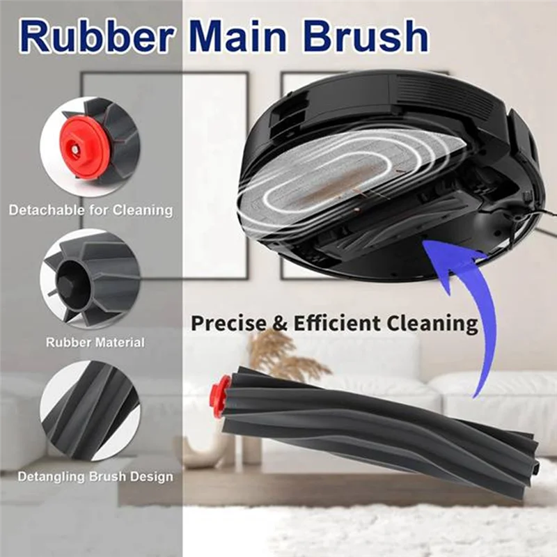 AC39-For Eufy Omni S1 Pro Sweeping Machine Accessories Main Side Brush Filter Dust Bags Long Lasting Spare Accessories