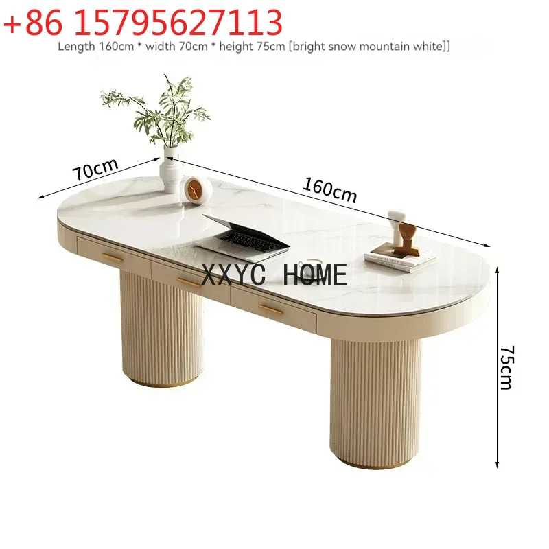 Gadgets Workbench Office Desk Slate Computer Table Luxury Office Boss Simplicity Escritorio Ordenador Work Furniture QF50OD