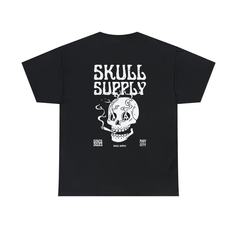 

Skull Supply: Edgy T-Shirt with a Bold Design Unisex Heavy Cotton Tee