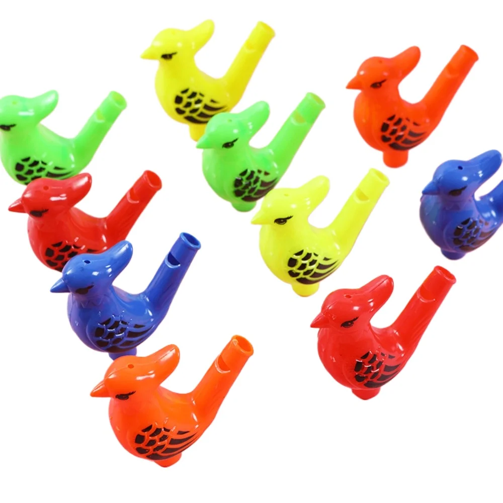 24/36 Pcs Cute Water Bird Whistle Toy Children Birthday Party Baby Shower Gift Back To School Kindergarten Gift Reward Pinata