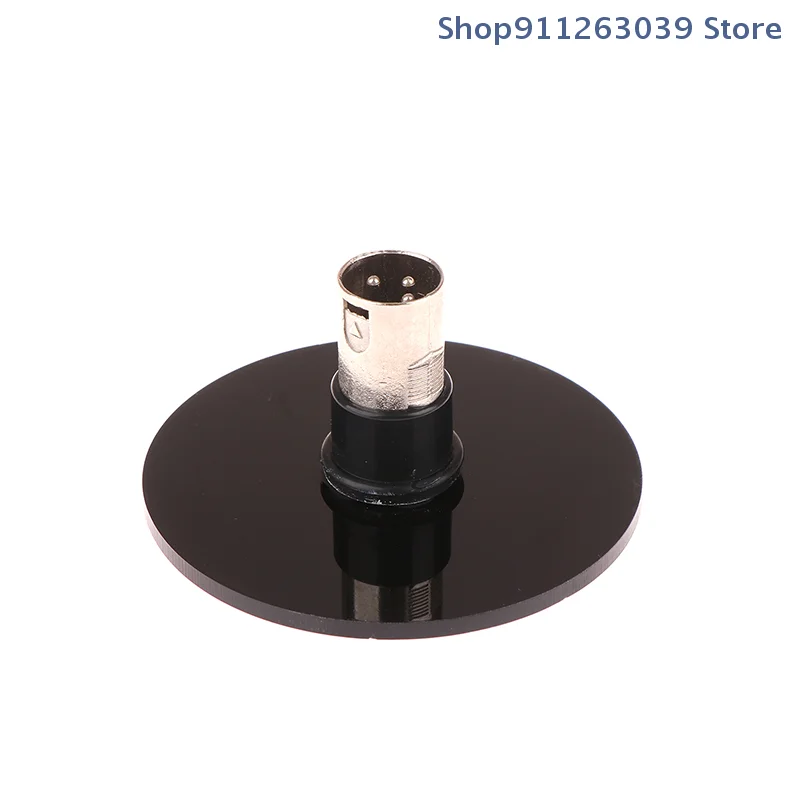 1 Pc DIY  8CM Black Suction Cup Adapter With 3XLR Love Machine Connector For Telescopic Linear Actuator Attachment Holder