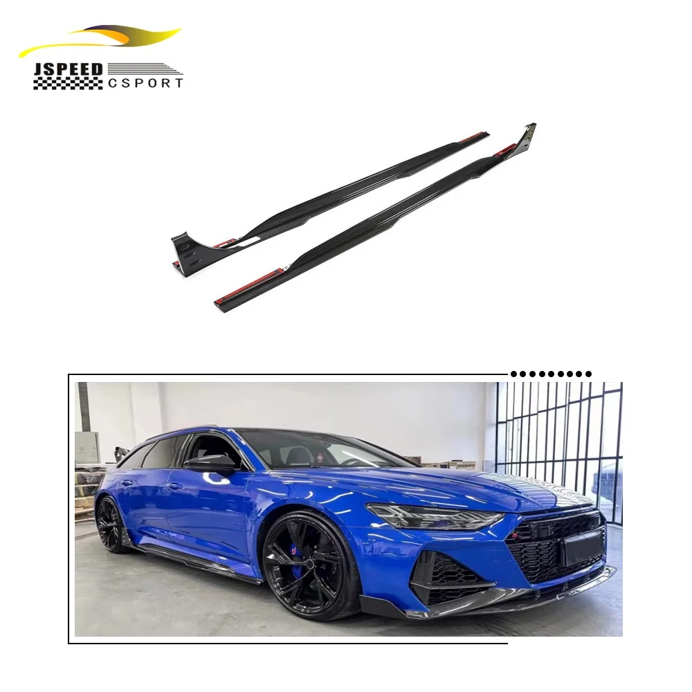 

Suitable for JCSPORTLINE dry pure RS6 carbon fiber side skirts are Suitable for Audi RS6 AVANT C8 2019-2021
