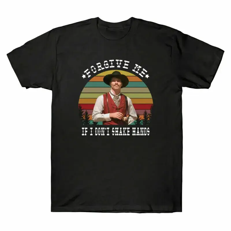 Doc Holliday Forgive Me If I Don'T Shake Hands Vintage Men'S T-Shirt