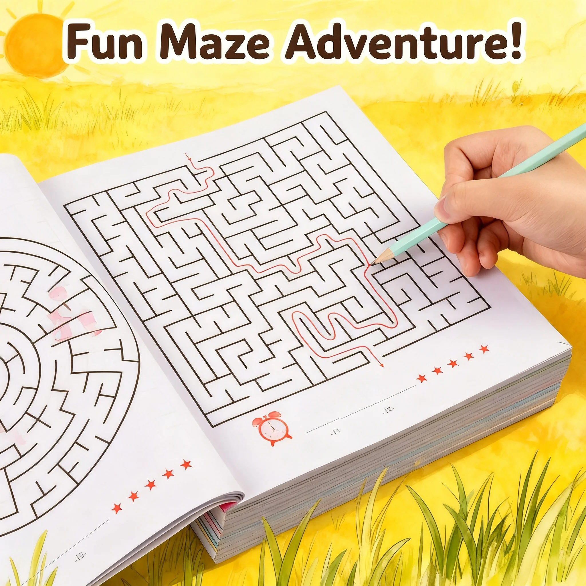 

Children Maze Game Book Concentration Training Educational Toys Early Learning Intellectual Development Student Kids Gifts for