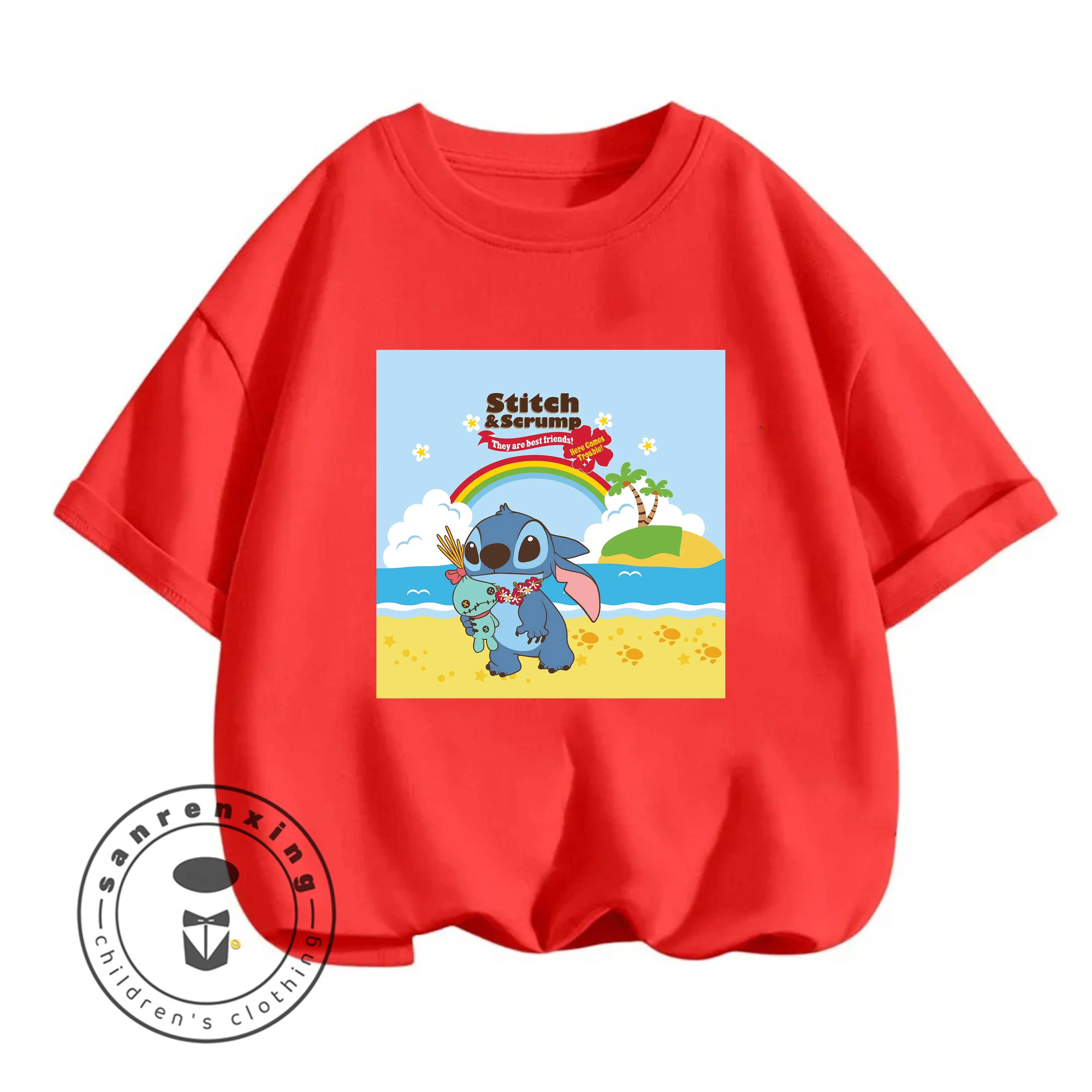 

Футболка с коротким рукавом для детей и подростков с 2D-принтом мультяшного инопланетянина, летняя, повседневная, новый дизайн, модная, хит продаж