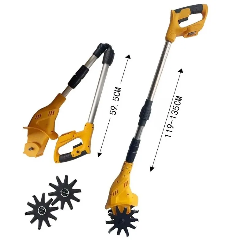 High Efficiency Rotary Electric Cultivator Professional Tiller Farm Equipment Multifunction Agriculture Gardening Power Tools