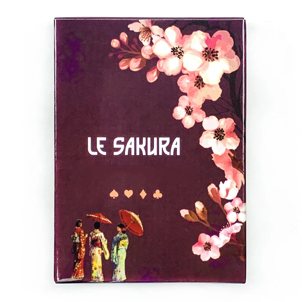 New Le Sakura Cards Game 36 Cards Cherry Blossoms , Stylish & Compact, Includes Guidebook, Ideal For Travel, Spiritual Practices