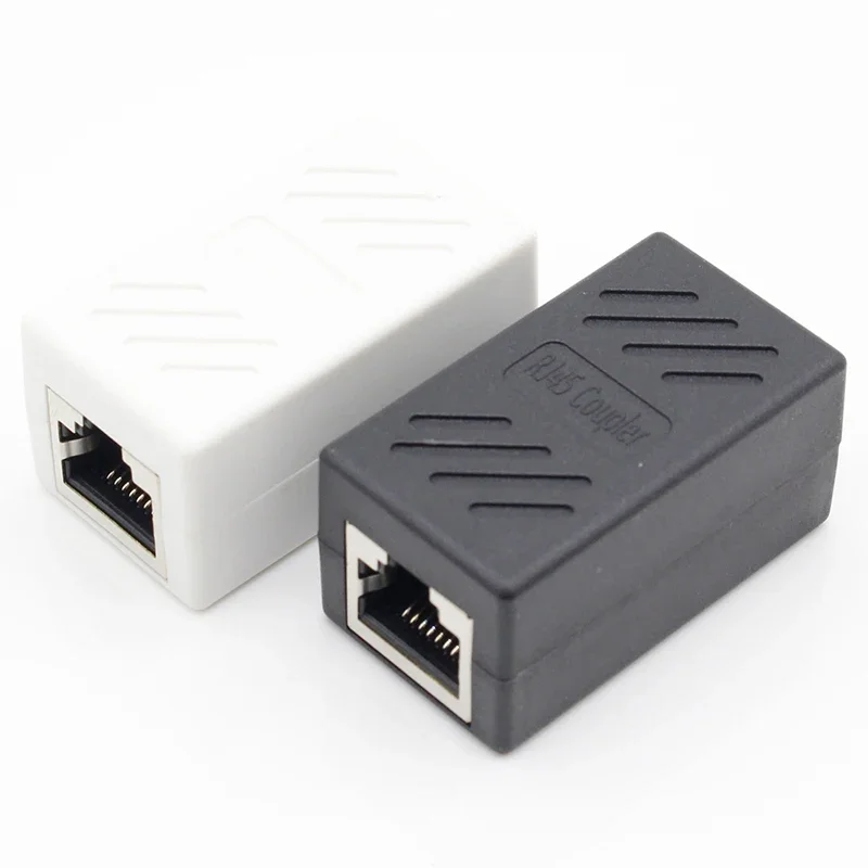 1 sztuk kolorowe żeński do żeńskiego złącze sieci LAN łącznik adaptera Extender RJ45 kabel Ethernet przedłużacza