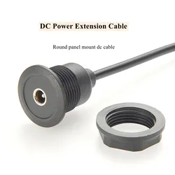 DC Power Male to Female Extension Cable Power DC-099 Round Flush Panel Mount Adapter Cable DC Converter Cable