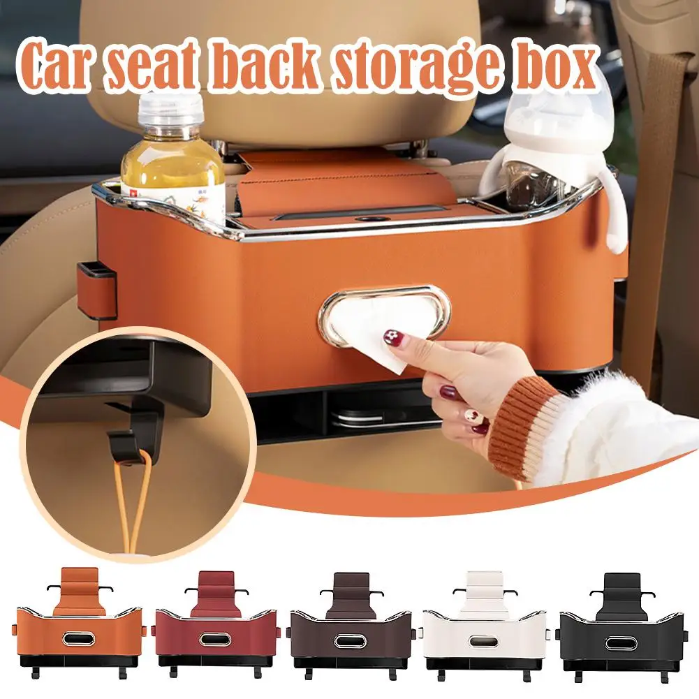 

Auto Storage Pockets Cover Sturdy Hook Seat Back Protectors Accessories Convenience Car Multifunctional Backseat Organizer L7D9