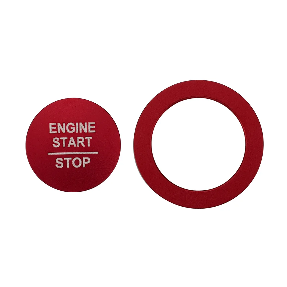 LECART لهوندا سيفيك اكسسوارات 11th Gen 2022 20223 2024 CR-V 2023 2024 الإشعال غطاء أزرار ملصق سبائك الألومنيوم دفع ل