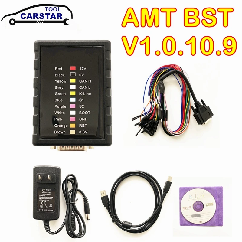 

AMT BST V1.0.10.9 Universal Reading and Writing Tool Universal Service Tool Support MG1 MD1 Protocl For BMW/Benz/VOLVO/VAG/OPEL