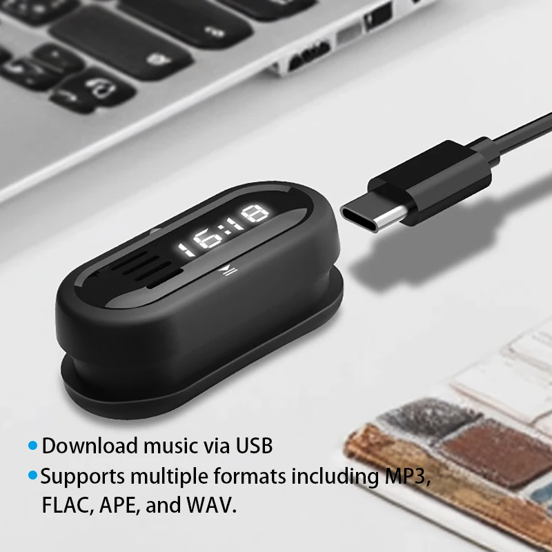 Pulseira inteligente sono smartwatch sem fio bluetooth alto-falante relógio esportes ao ar livre música pulseira de ruído branco