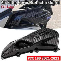 For Honda PCX160 PCX 160 2021-2023 2022 Motorcycle Accessories Air Filter Cover Protector Guard Replacement Housing Cap