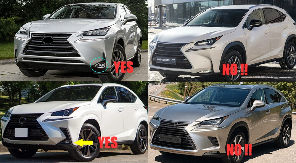 Upgrade Led Fog Lights Assembly Car PTF DRL Lamp For Lexus NX200t Nx300h North America 2015 2016 2017 NX300h USA 2018 2019 2020 detail image 1
