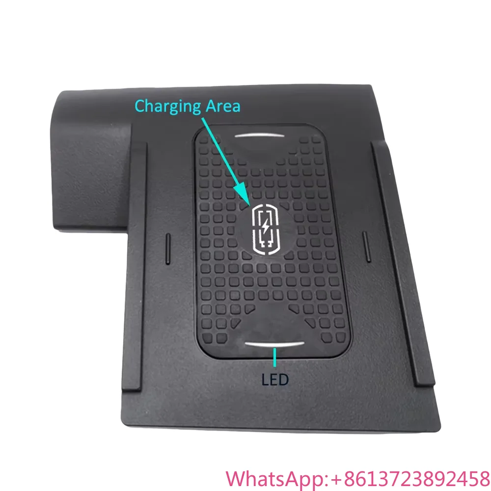 

15W Car Wireless Charger Fast Charger Charging Pad Panel Phone Holder for Volkswagen Golf LHD 2019-2020 Accessories
