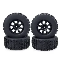 ZD Racing RC Wheel 1:10 Short Course Truck Tires Set 12mm Hub Hex For Trxs Slash HPI VKAR Redcat HSP