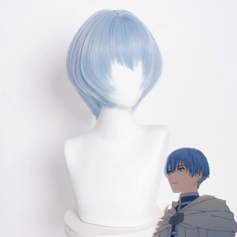 Anime Frieren au-delà du voyage fin rôle perruque Himmel personnage modélisation cheveux courts Banquet vêtements Match Simulation Bob coupe de cheveux